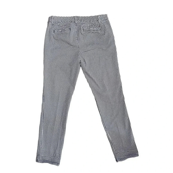 Tommy Hilfiger Women's Size 6 Blue Gingham Slim Dress Pants - Picture 6 of 8